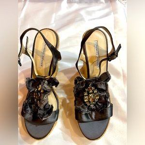 Vera wang wedges. Size 9